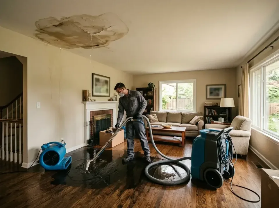 attic-pipe-burst-ceiling-drip-008 — frequently asked questions, Water Damage Restoration & Carpet Care in Moline, IL